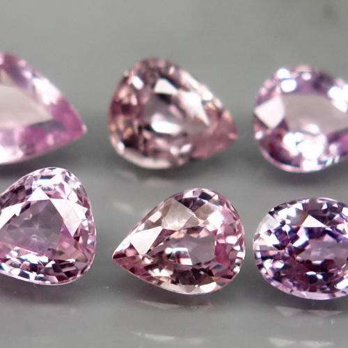 PINK SAPPHIRE 6 piece mixed LOT  (2.73 TCt )