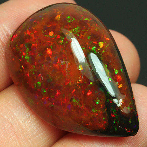 TOP COLLECTORS/INVESTORS CHOCOLATE OPAL (44.4 Ct - 30.5 x 22.5 x 12 mm)