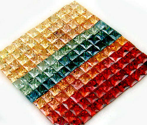 JUST JEWELS - FANCY SAPPHIRE  (12 x 12 piece sets - 18 TCts)