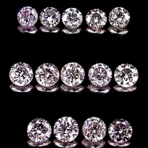 JUST JEWELS -  PINK DIAMOND LOT (14 pieces - 0.25 TCts)
