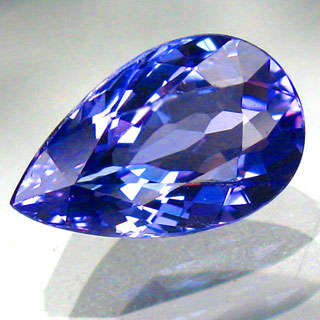 JUST JEWELS -  TANZANITE - PEAR CUT ( 1.03 Ct )