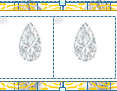 JUST JEWELS -   DIAMOND PEAR PAIR ( F, VS2 - 0.215 TCts)