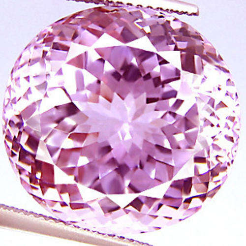 JUST JEWELS -  TOP PINK KUNZITE ROUND CUT  (10.44 Ct)