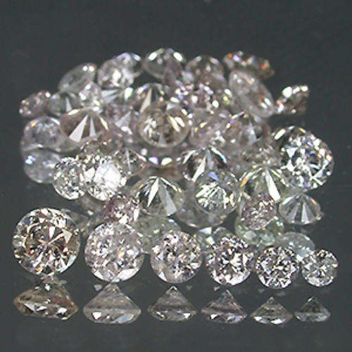 NATURAL LIGHT PINK  DIAMOND LOT (42 pieces 1.02 TCts)