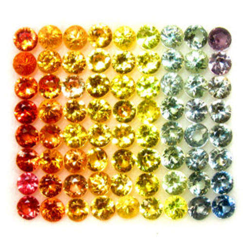 JUST JEWELS - SAPPHIRE MULTI COLOUR LOT (51 Pieces - 7.04 TCt )
