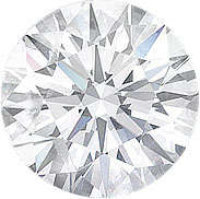 IGL CERTIFIED LASER INSCRIBED  BRILLIANT DIAMOND  (F, VS2, Ideal Cut  0.59 Ct)