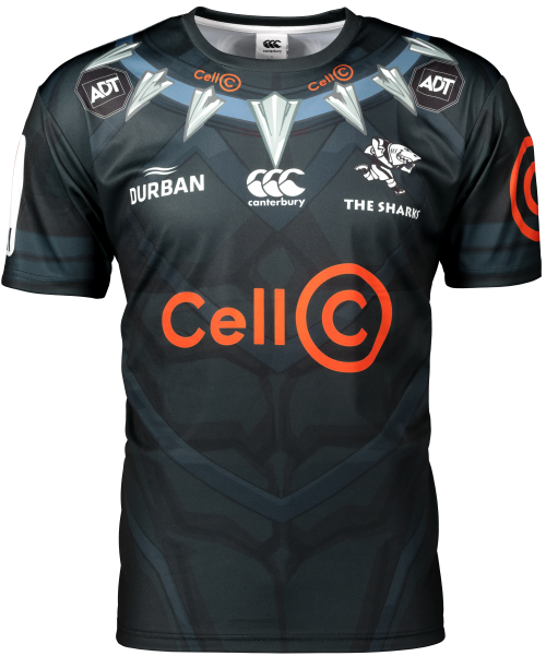 Sharks Black Panther Super Rugby Jersey