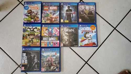 10 Play Station 4 Games - ONE BID Wins All