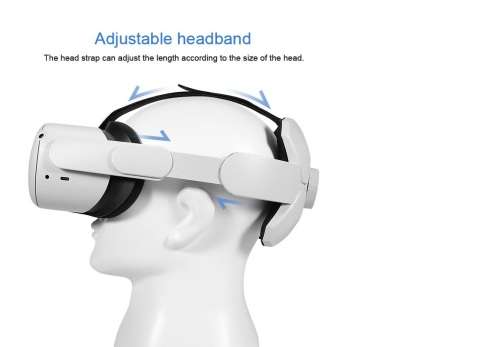 Comfortable Elite Head Strap For Oculus Quest 2 - White