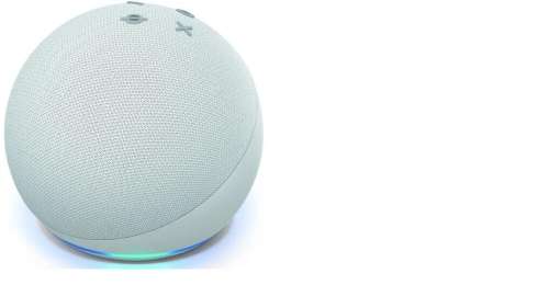 Amazon - Echo 4th Gen Smart Speaker - Glacier White