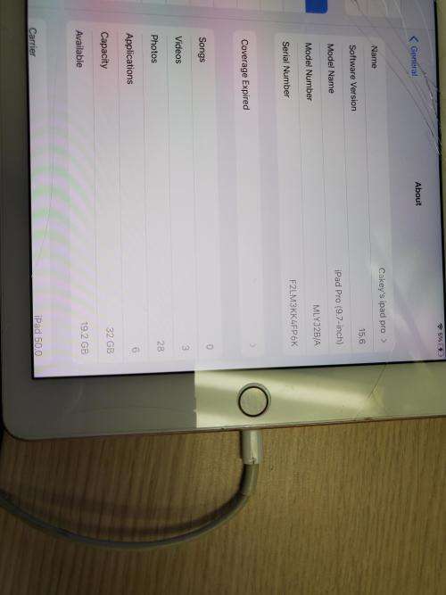 IPAD PRO 9.7 Inch Rose GOLD - Please Read