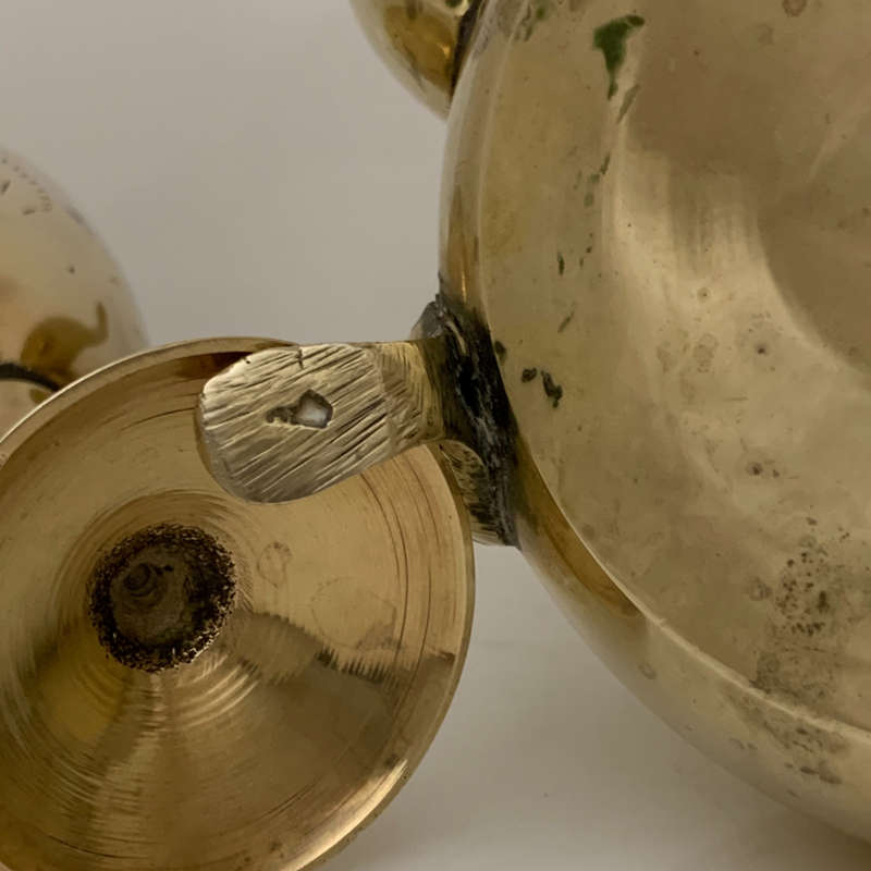Vintage Silver Plated Teapot . E.P.N.S Floral Etched 4 Piece Set