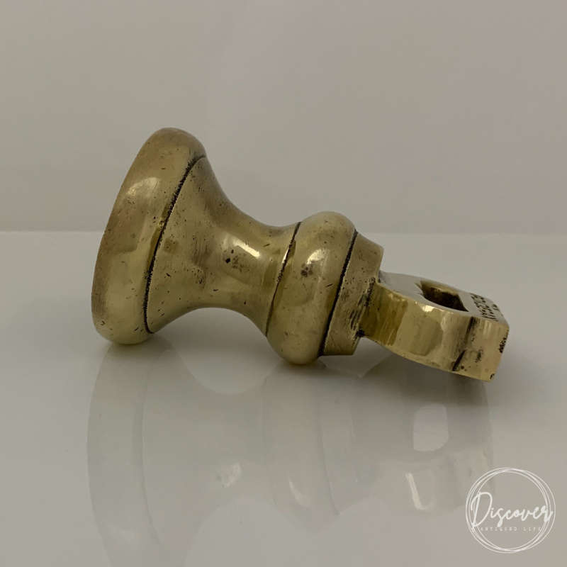 Bell Weight, Ponderax Brass Scale Weight, Solid Brass Antique -710g-1920s