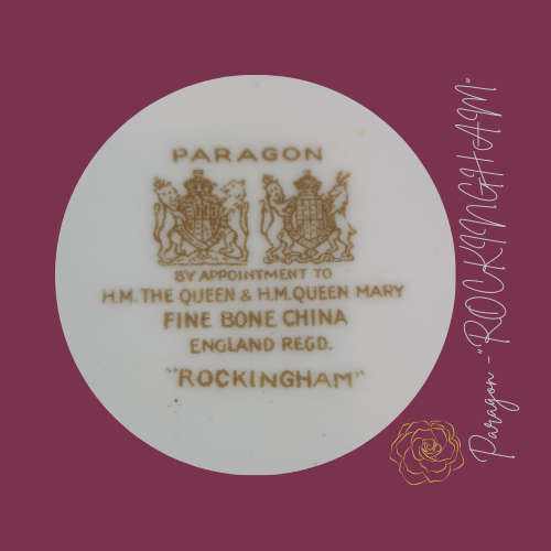 Rim Plate, 15.5cm - Side, Dessert, or Pie Plate - Rockingham yellow pattern.