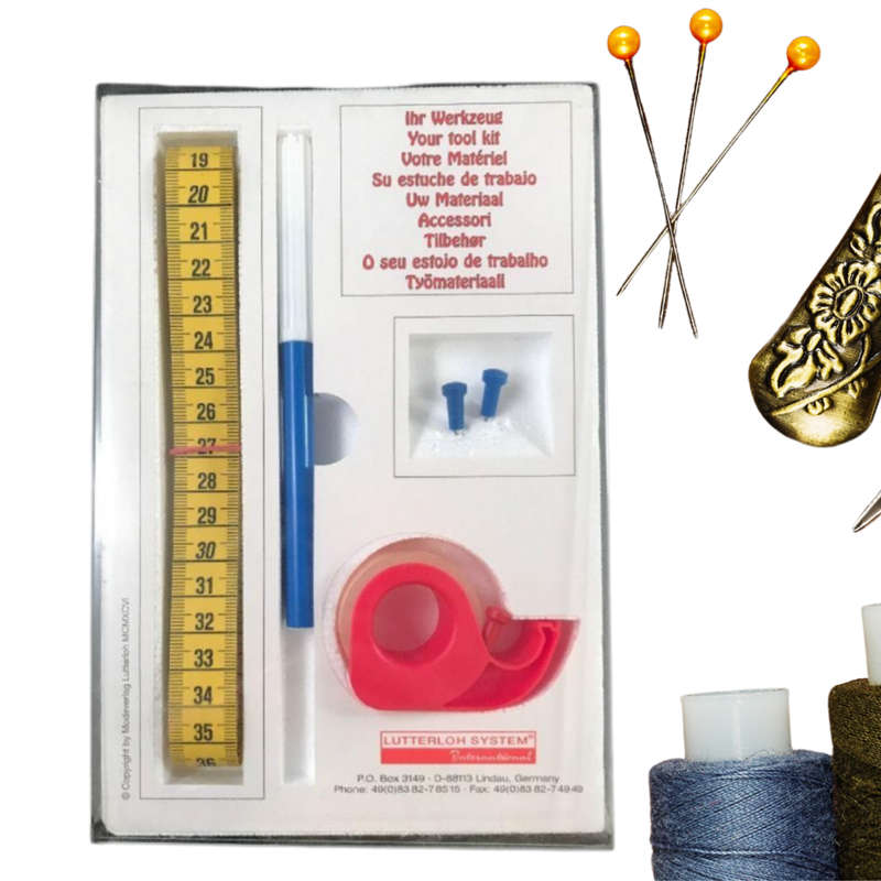 Lutterloh System International - International sewing system.- Vintage kit-1980s