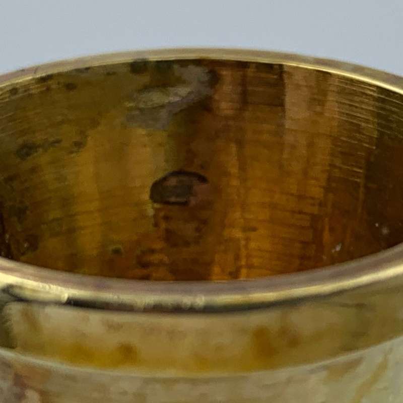 Reduced! Pair of Small 2 Single Stem Floral Brass Vases 17.5cm - Ink Stand Compatible