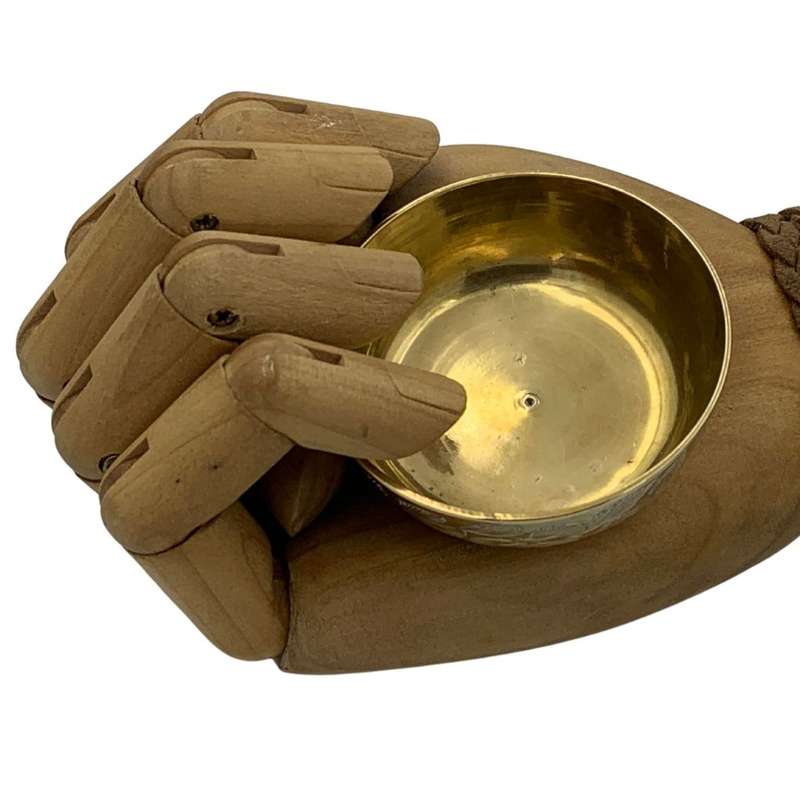 Small Vintage Brass Bowls Set - 5 Piece, c1940s-1960s, Made in India