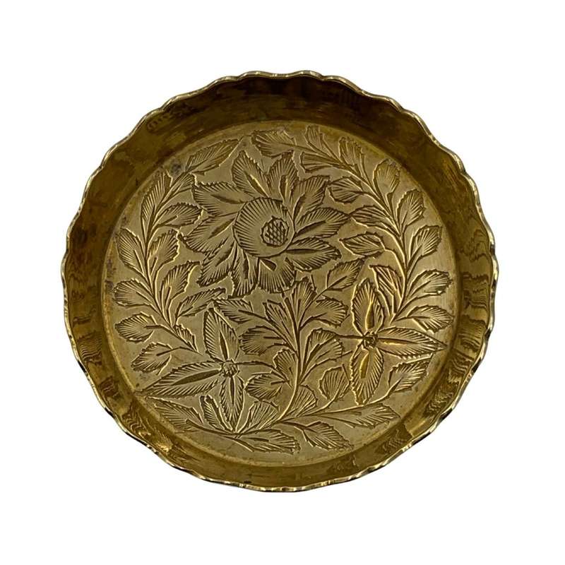 Small Vintage Brass Bowls Set - 5 Piece, c1940s-1960s, Made in India