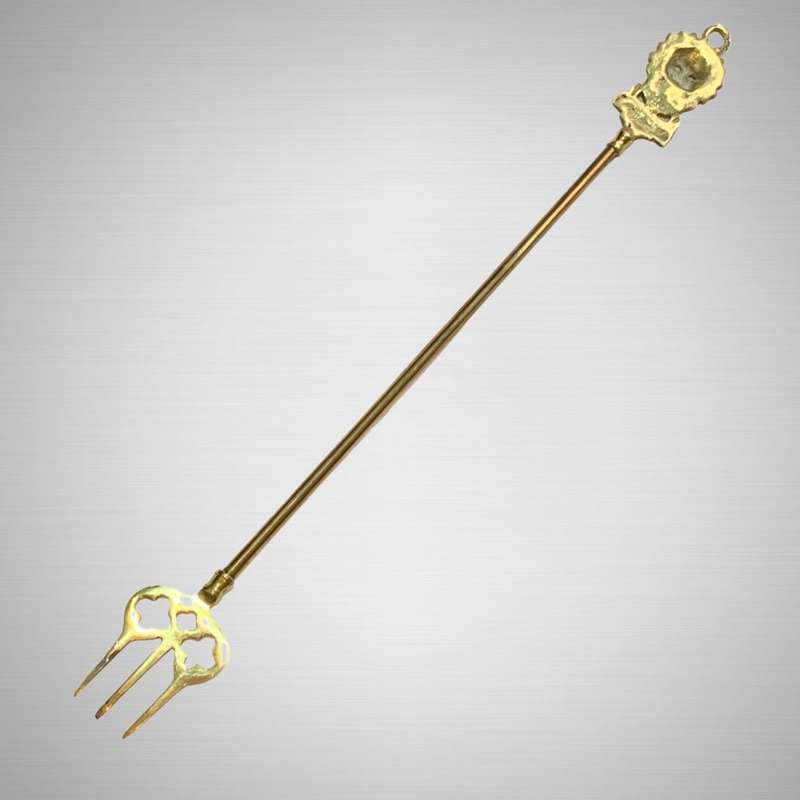Antique Durham Sanctuary Fireplace Beast Fork - Romanesque Style, Harry Potter Filming Location