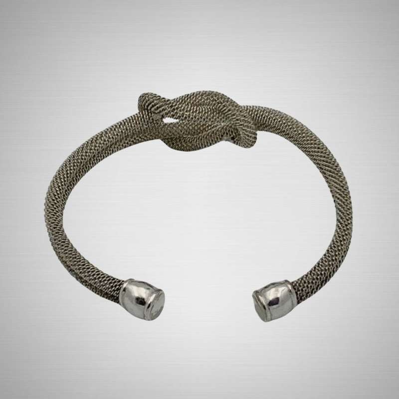 Vintage Tiffany & Co. Love Knot Cuff Bracelet - Rare 1980s