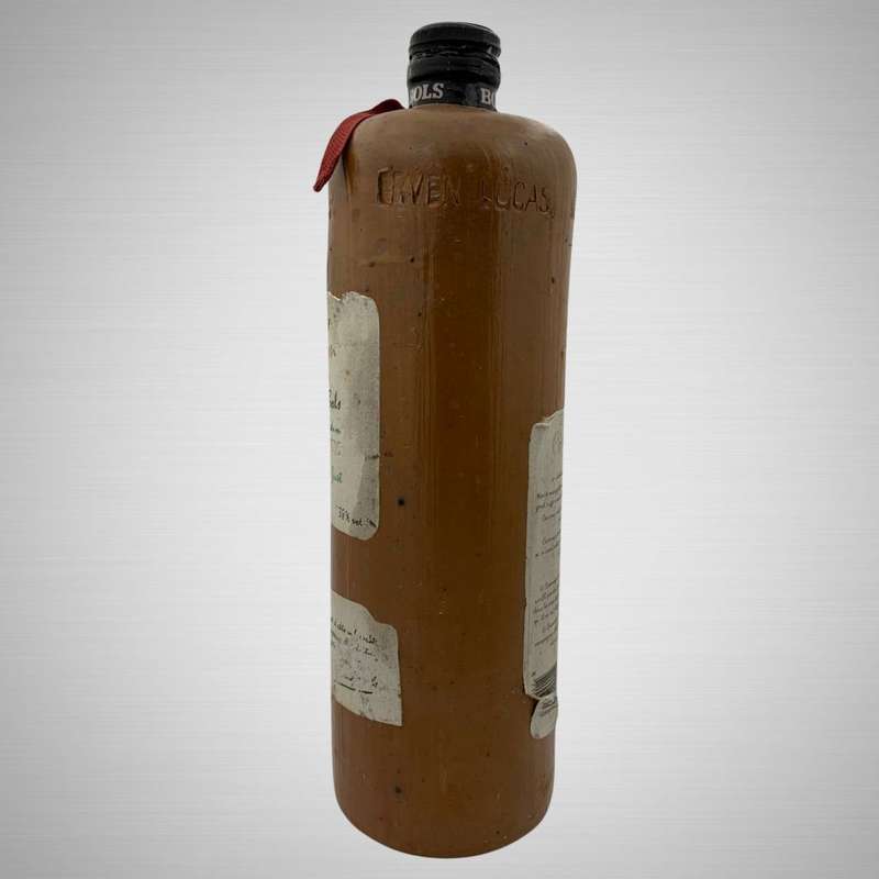 Vintage Erven Lucas Bols Corenwyn Amsterdam Tall Stoneware Gin Bottle Crock
