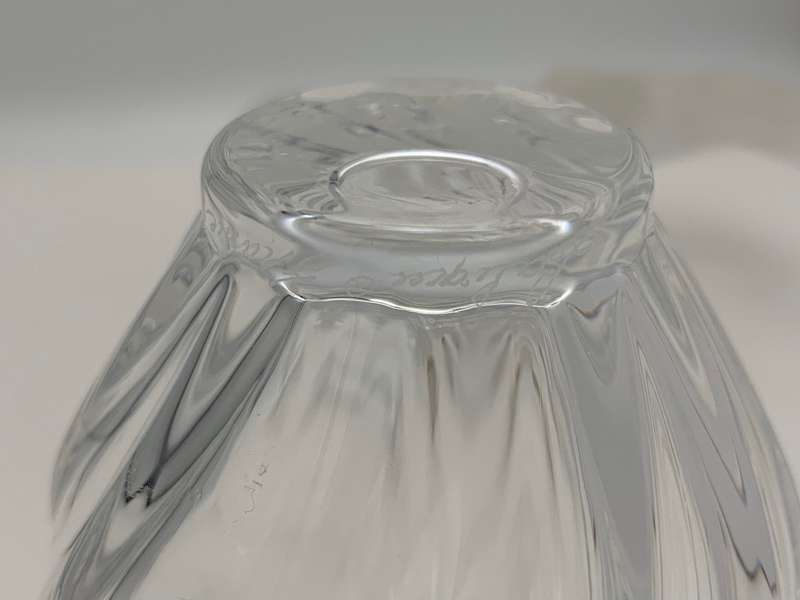 Vintage Nina Ricci L`Air du Temps Perfume Bottle with Lalique Frosted Kissing Doves Stopper - Signed