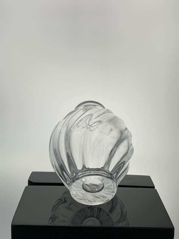 Vintage Nina Ricci L`Air du Temps Perfume Bottle with Lalique Frosted Kissing Doves Stopper - Signed