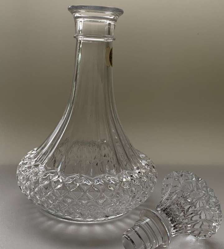 Cristal D`Arques-Durand Longchamp Crystal Decanter - Genuine Lead Crystal, Made in France