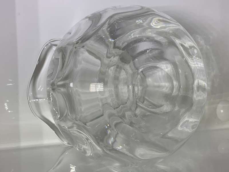 Vintage Tiffany & Co. Style Crystal Devon Optic Vase - Ruffled Edge Home Décor Vase