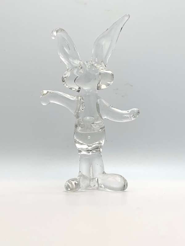 Rare Bugs Bunny Looney Tunes Crystal Glass Figurine: Small Collectible