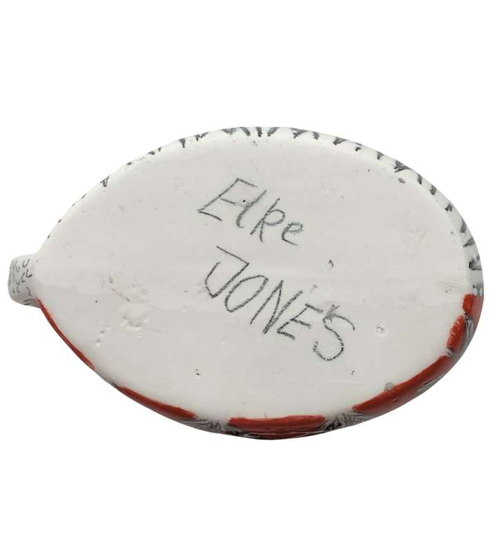 Reduced! Elke Jones Art Collection: Handmade Ceramic Sugar Pot