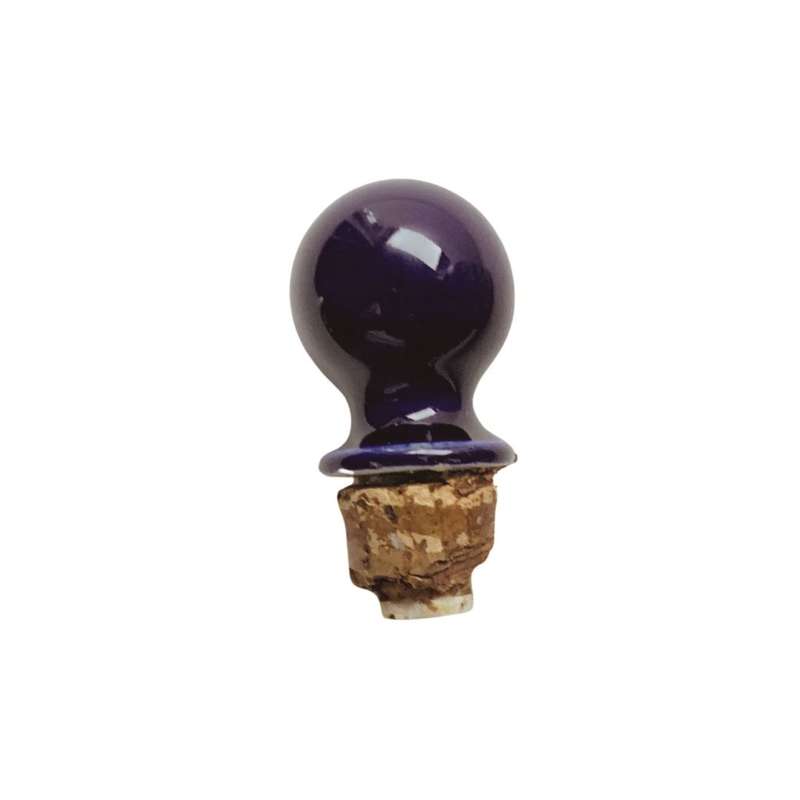 Original Ceramic Ballantine`s Scotch Whisky Decanter - Cobalt Blue