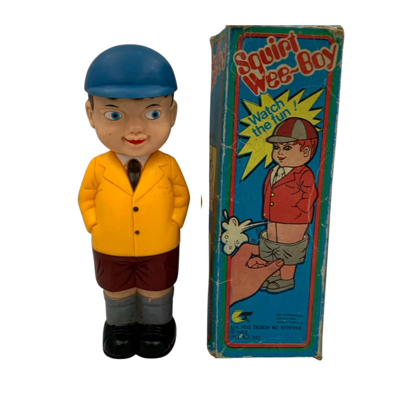 Squirt Wee-Boy Naughty Pee Water Squirt Toy (1982) - Working & Tested, Original Box - Rare Find!
