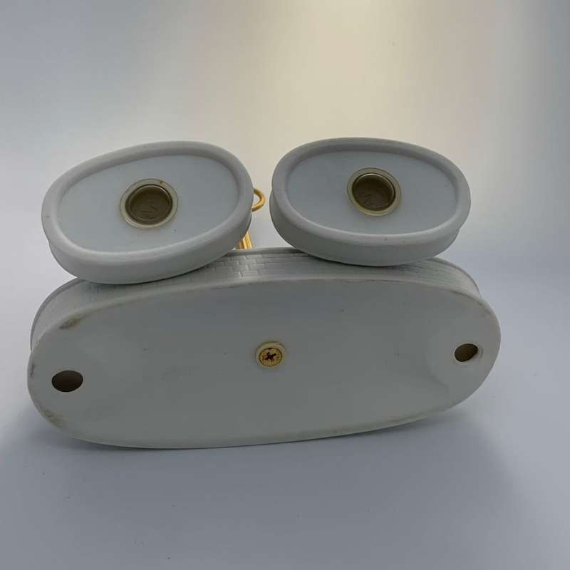 Vintage Singapore Merlion Porcelain Salt and Pepper Condiment Set