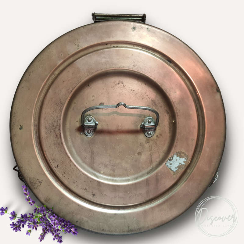 Large 36cm Vintage Medical Instrument Drum - Italian Sterilizer Company Lo