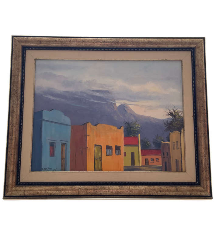 Reduced !Art- Bo Kaap Painting by South African Artist Dane Willers 2015