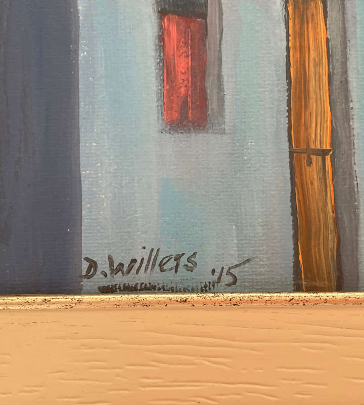Reduced !Art- Bo Kaap Painting by South African Artist Dane Willers 2015