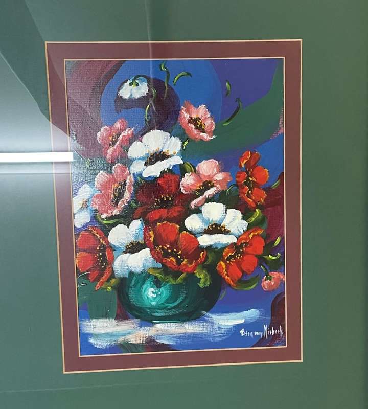 Reduced! Oil Painting by Petra van Niekerk - Still Life Flowers - Beautiful Art
