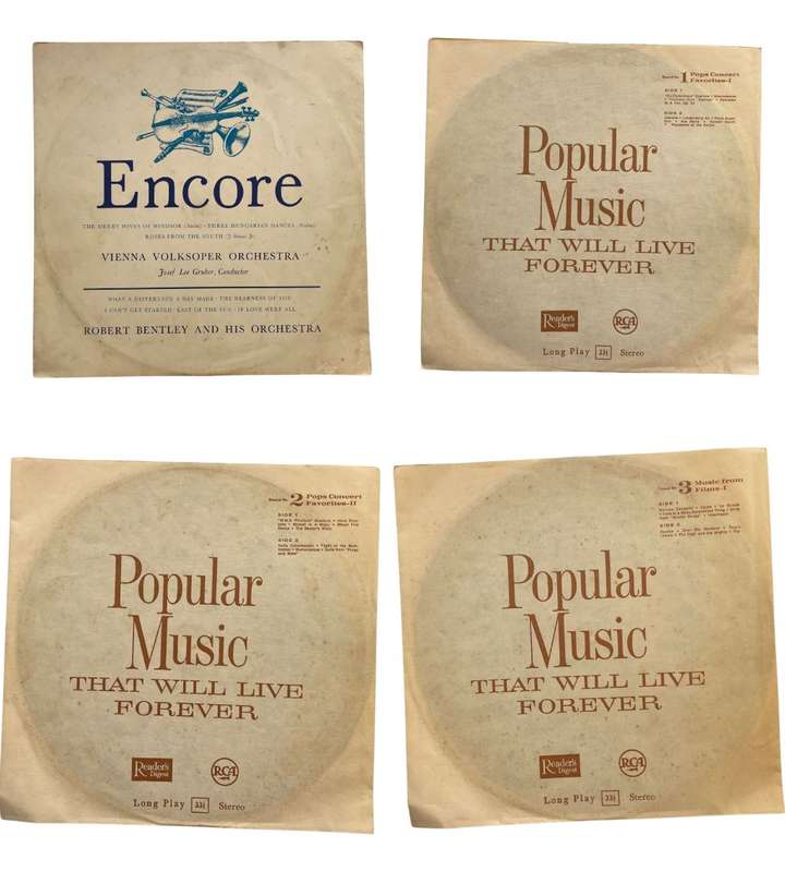 The Reader`s Digest Popular Music That Will Live Forever - 12x LP Vinyl Records Set, 1963