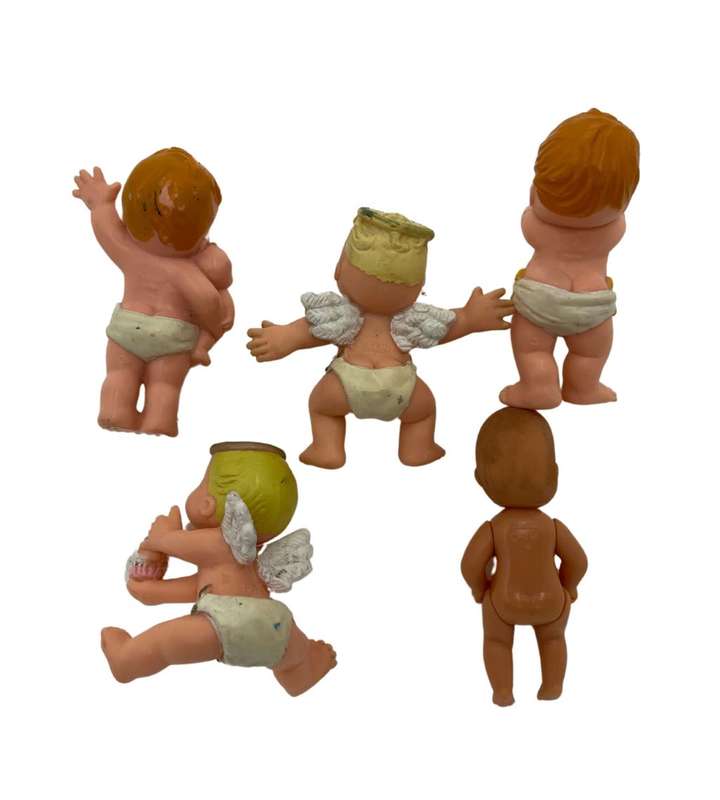 90`s Magic Diaper Babies & Simba Toys Mini Baby Figures - Set of 5 PVC Collectibles