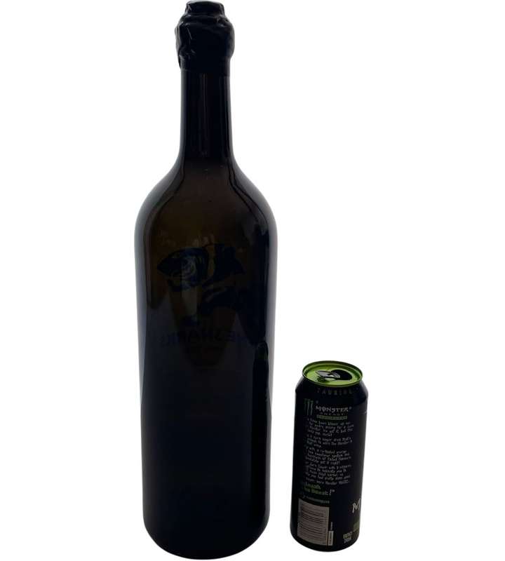 Large 47cm  Rugby Memorabilia: Engraved Sharks Wine Bottle - Tribute to Legends