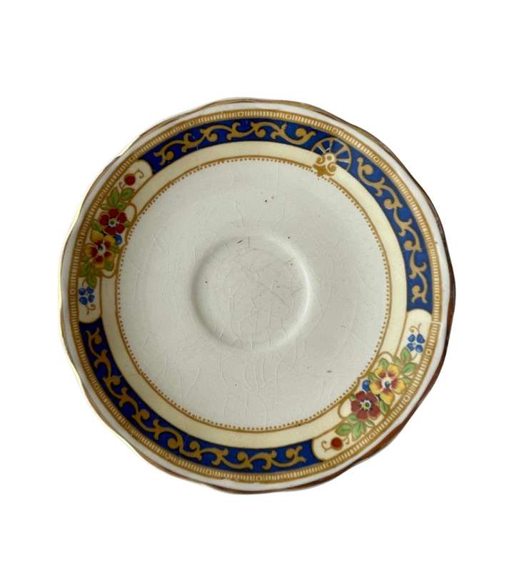 Vintage English China Plates - WH Grindley & Co - Mixed  - 7 Pieces C1936