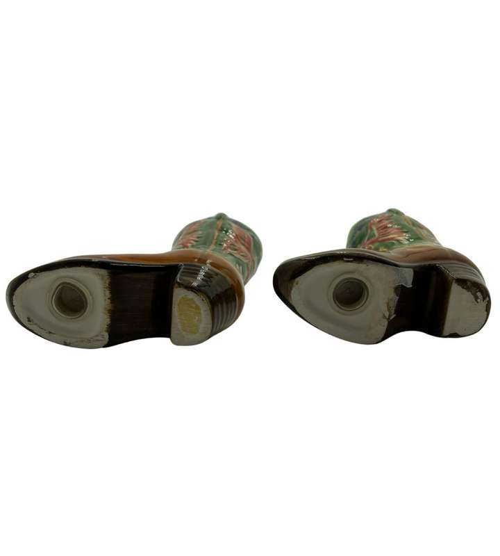 1992 Cowboy Boots Salt and Pepper Shaker Set- Small 10cm