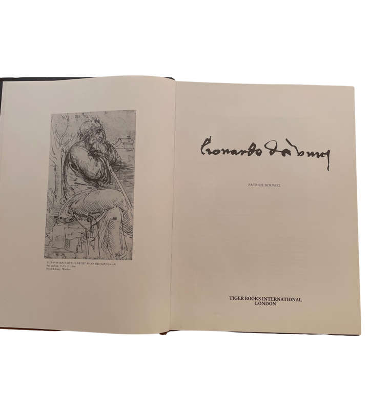 Beautiful Leonardo Da Vinci Hardcover Book by Patrice Boussel