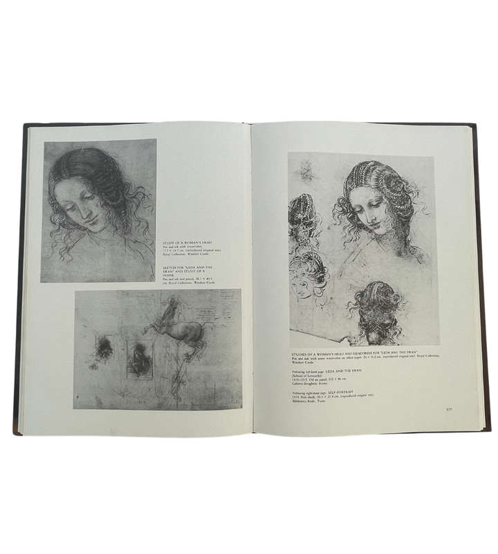 Beautiful Leonardo Da Vinci Hardcover Book by Patrice Boussel