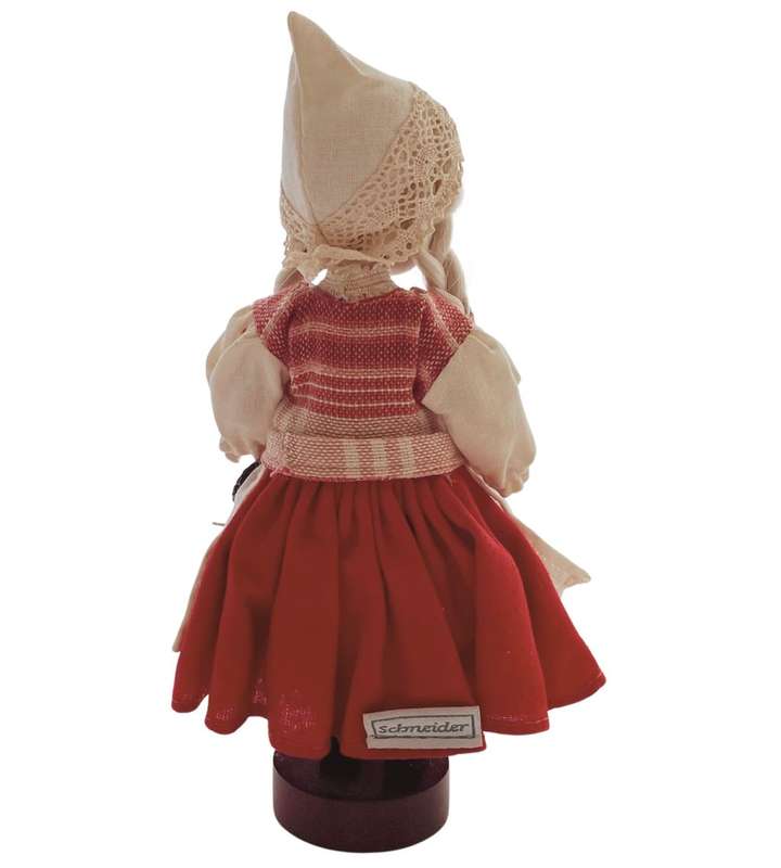 Vintage Schneider Porcelain Mini Doll 15cm  - Handmade with Lively Eyes