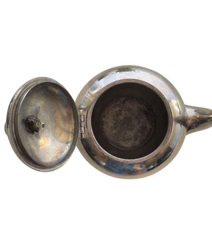 Very Rare Antique Royal Netherlands Metal Works Pewter Tea Set - J.N. Daalderop & Sons, Tiel Holland