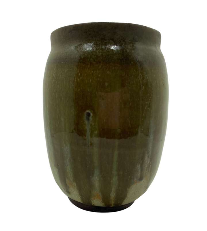 Vintage J.B. Blunk Stoneware Vase - Signed, Dated 1954-1955