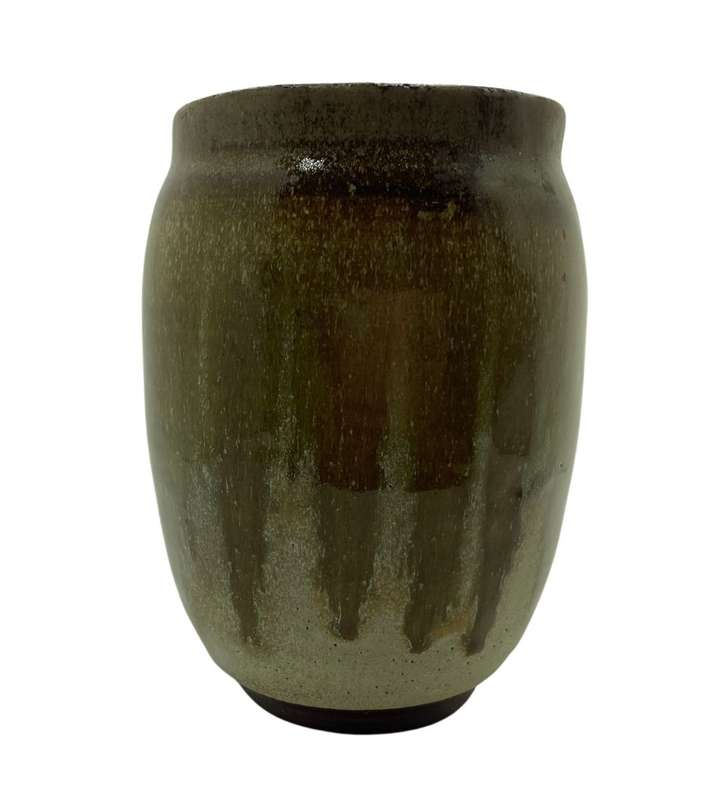 Vintage J.B. Blunk Stoneware Vase - Signed, Dated 1954-1955