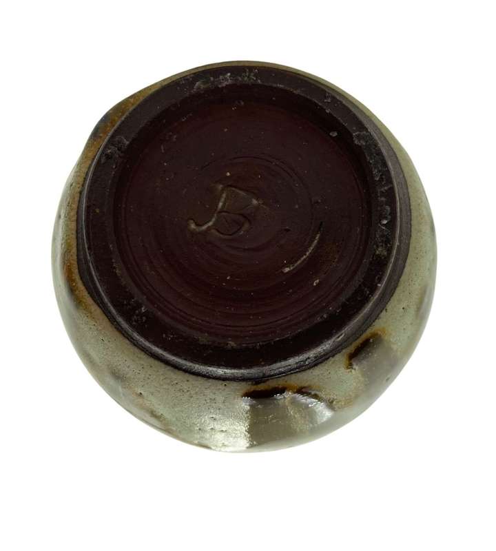 Vintage J.B. Blunk Stoneware Vase - Signed, Dated 1954-1955